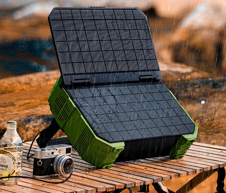 Портативна електростанція Browey PN-600 600W/192000mAh із складаною сонячною панеллю 